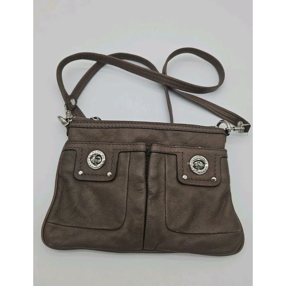 Marc by Marc Jacobs Tan Leather Crossbody Purse bag brown
